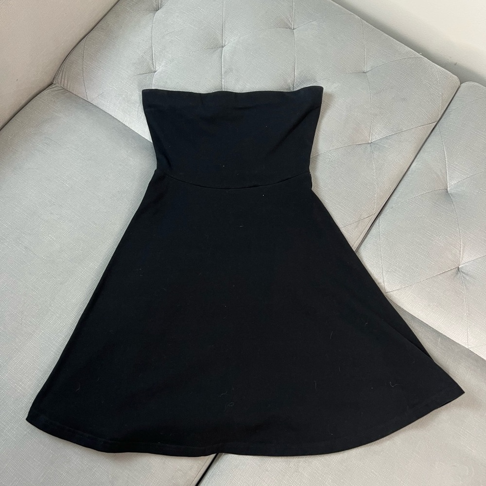 Express Strapless Skater Dress